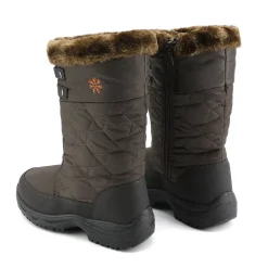 Fur Mid Calf Snow Boots