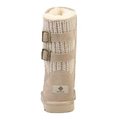 [FuzzyChic Buckle] Fur Lined Non Slip Winter Boots