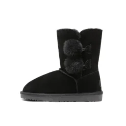 [FuzzyChic Kid's Lolly] Sheepskin Fur Kids Boots