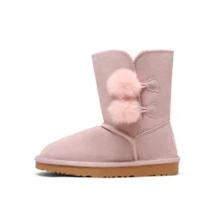 [FuzzyChic Kid's Lolly] Sheepskin Fur Kids Boots