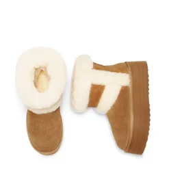 [FuzzyChic Plush Platform] Thick-soled Fluffy Snow Boots