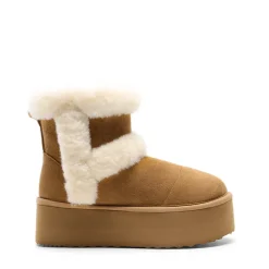 [FuzzyChic Plush Platform] Thick-soled Fluffy Snow Boots