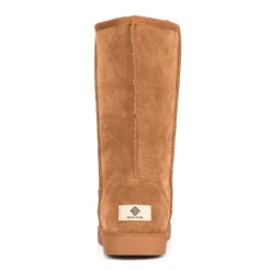 [FuzzyClassic High Boot] Suede Faux Fur Lightweight Winter Boots
