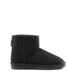[FuzzyClassic I Low Boot] Faux Fur Lined Suede Snow Boots