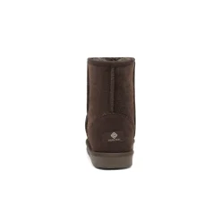 [FuzzyClassic Kid's Mid Boot] Boys & Girls Winter Fur Lined Suede Boots