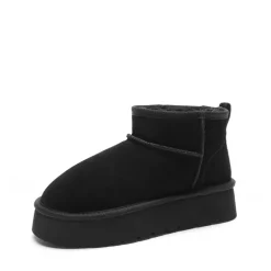 [Fuzzy Classic Maren] Women’s Suede Faux Fur Snow Boots