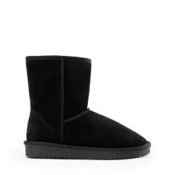 [FuzzyClassic Mid Boot] Suede Mid Calf Snow Boots