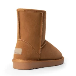 [FuzzyClassic Mid Boot] Suede Mid Calf Snow Boots
