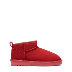 [FuzzyClassic Mini Boot] Splash-Proof Slip-On Suede Snow Boots