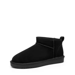 [FuzzyClassic Mini Boot] Splash-Proof Slip-On Suede Snow Boots