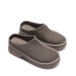 [FuzzyEASY Rhea] Women's Geta-Inspired Slip-On Mules