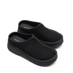 [FuzzyEASY Rhea] Women's Geta-Inspired Slip-On Mules