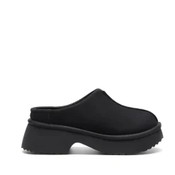 [FuzzyEASY Rhea] Women's Geta-Inspired Slip-On Mules
