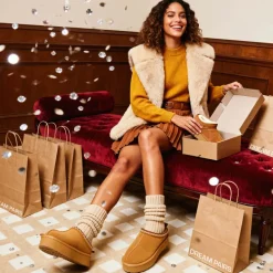 [FuzzyEasy Women's Platform Slip-on] Plush Fur-Lined Winter Platform Slippers