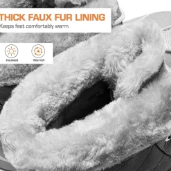 [FuzzyGo Bold] Foldable Lace-Up Winter Snow Boots