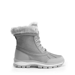 [FuzzyGo Bold] Foldable Lace-Up Winter Snow Boots