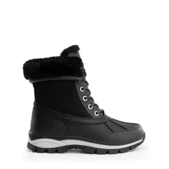 [FuzzyGo Bold] Foldable Lace-Up Winter Snow Boots