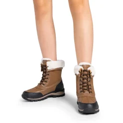 [FuzzyGo Bold] Foldable Lace-Up Winter Snow Boots