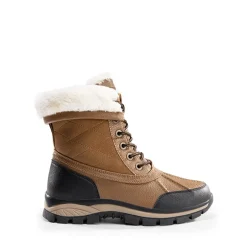 [FuzzyGo Bold] Foldable Lace-Up Winter Snow Boots
