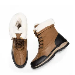 [FuzzyGo Bold] Foldable Lace-Up Winter Snow Boots