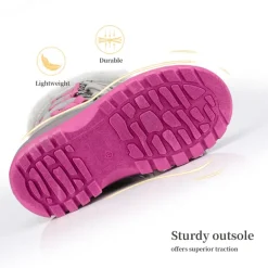 Girls and Boys Fur Lined Winter Snow Boots