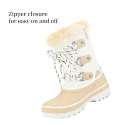 Girls and Boys Fur Lined Winter Snow Boots