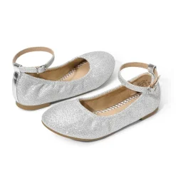 Girls Ankle-Strap Ballerina Flat Shoes
