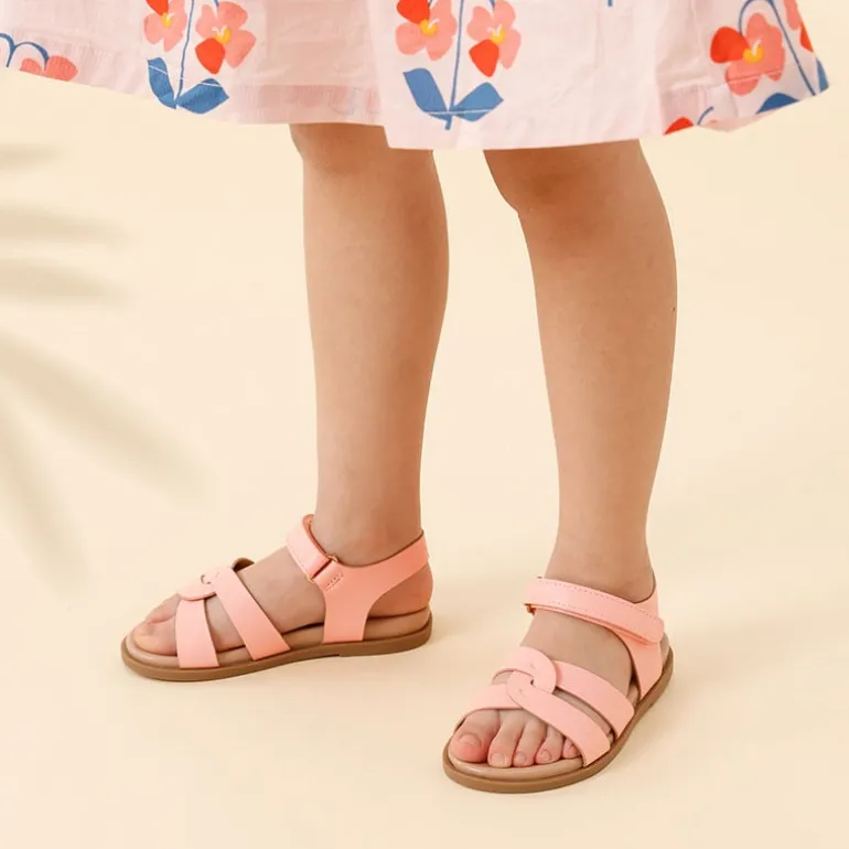 Girls Ankle Strap Strappy Flat Sandals