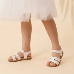 Girls Ankle Strap Strappy Flat Sandals