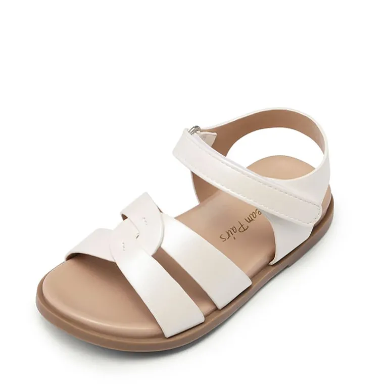 Girls Ankle Strap Strappy Flat Sandals
