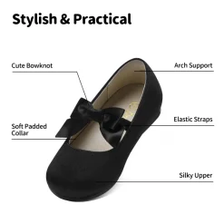 Girls Bow Ballerina Flats