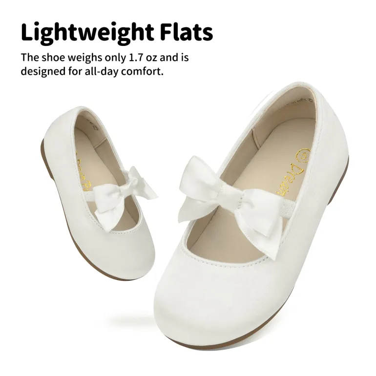 Girls Bow Ballerina Flats