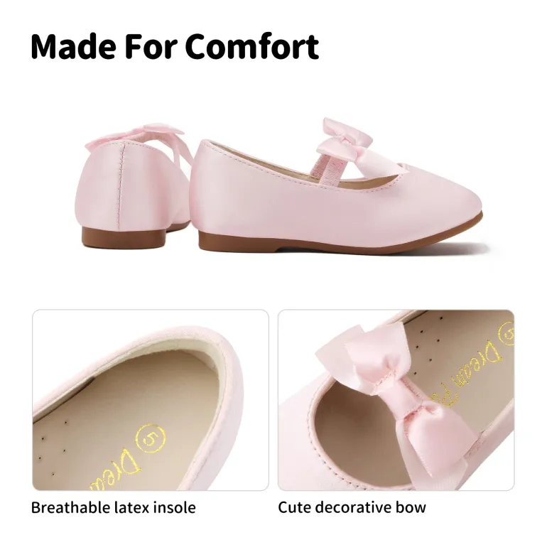 Girls Bow Ballerina Flats