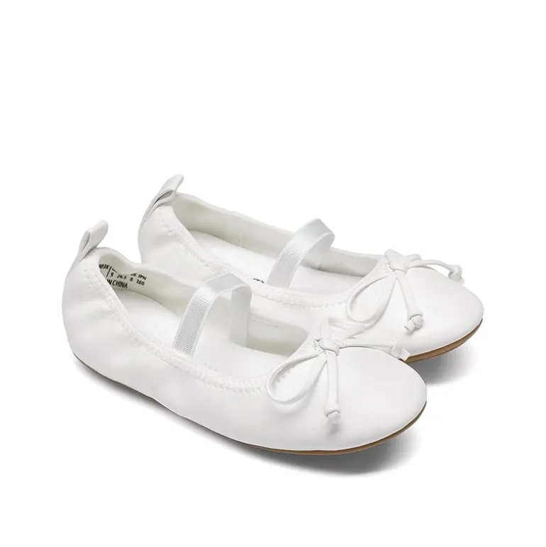 Girls’ Bow Dress Flats with Arch Support
