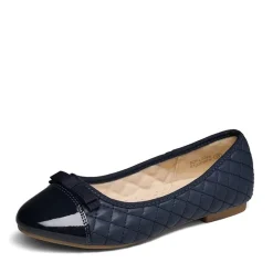 Girls Bow Slip-Resistant Ballerina Flats