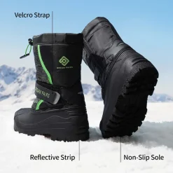 Girls & Boys Waterproof Snow Boots