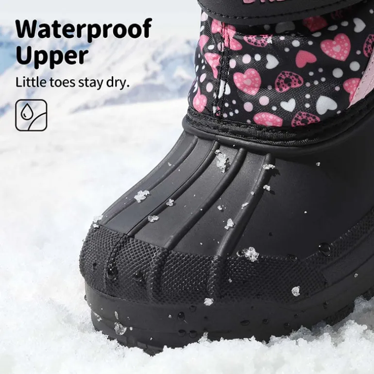 Girls & Boys Waterproof Snow Boots