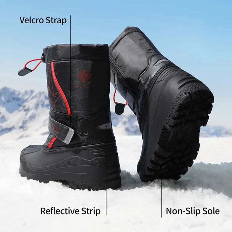 Girls & Boys Waterproof Snow Boots