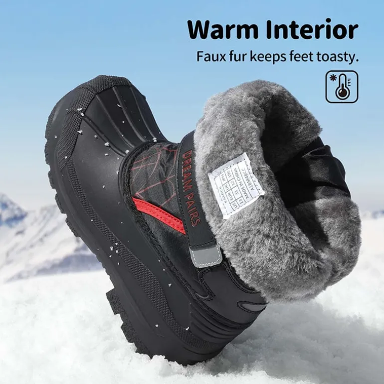 Girls & Boys Waterproof Snow Boots