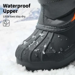 Girls & Boys Waterproof Snow Boots