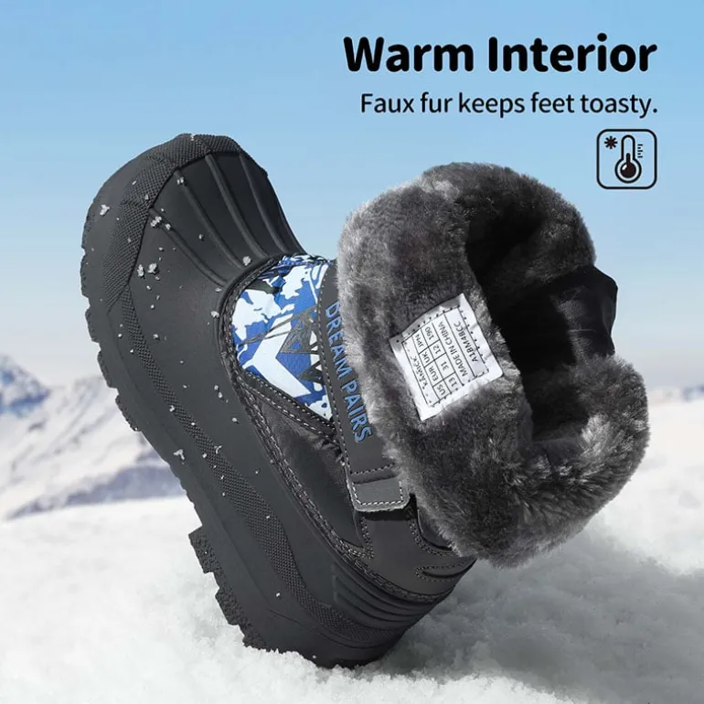 Girls & Boys Waterproof Snow Boots