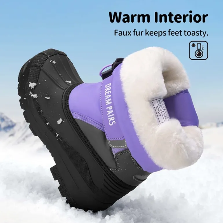 Girls & Boys Waterproof Snow Boots