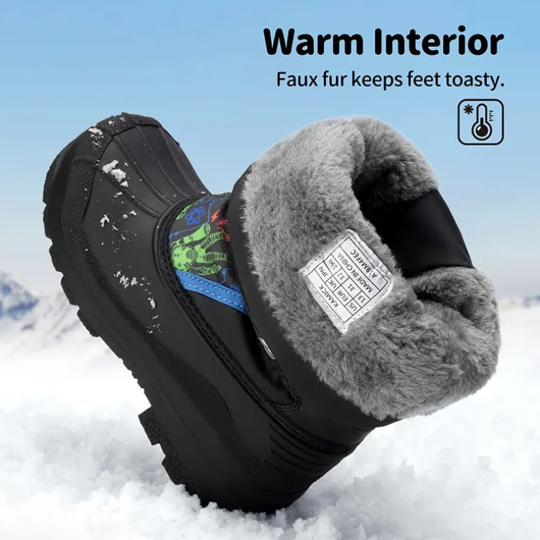 Girls & Boys Waterproof Snow Boots