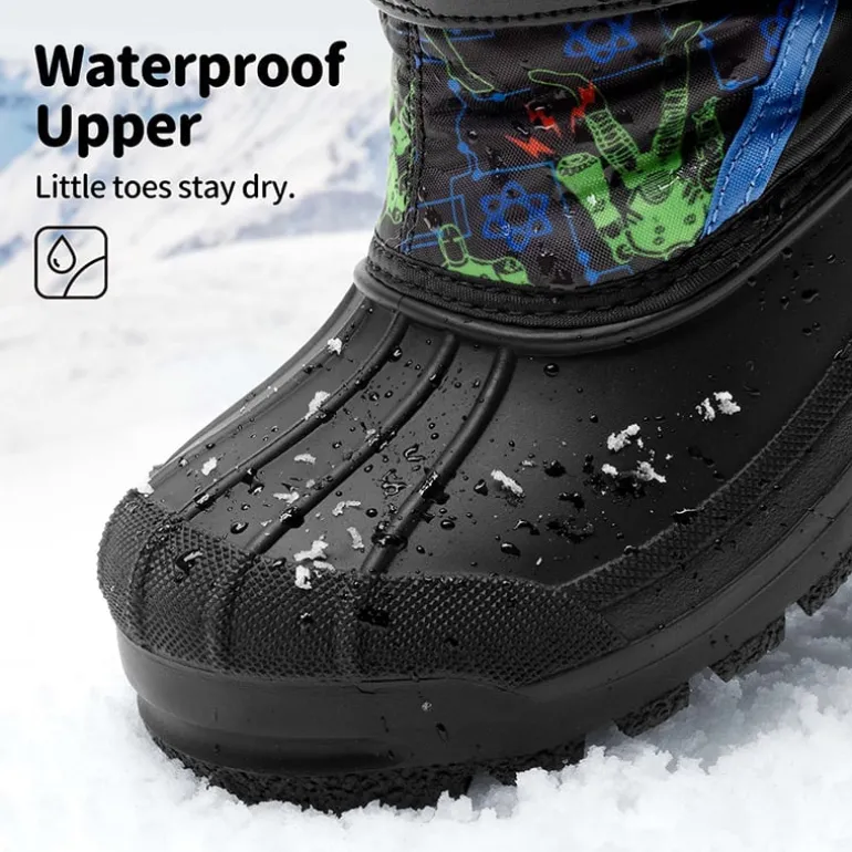 Girls & Boys Waterproof Snow Boots