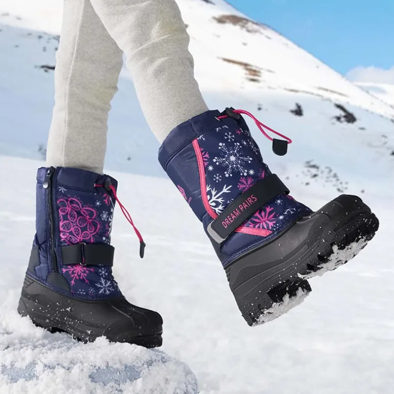 Girls & Boys Waterproof Snow Boots