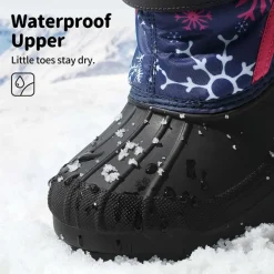 Girls & Boys Waterproof Snow Boots