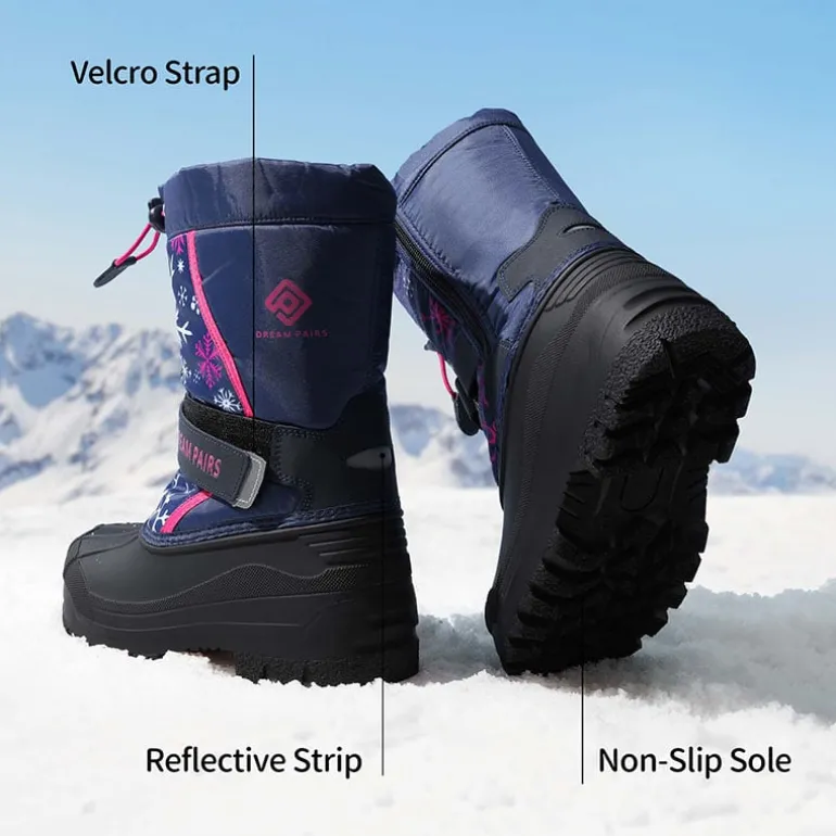 Girls & Boys Waterproof Snow Boots