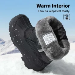 Girls & Boys Waterproof Snow Boots