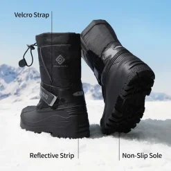 Girls & Boys Waterproof Snow Boots