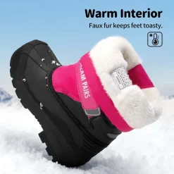 Girls & Boys Waterproof Snow Boots